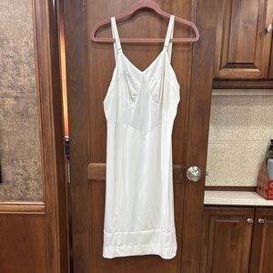 Elegant White Slip Dress